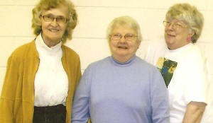 three women